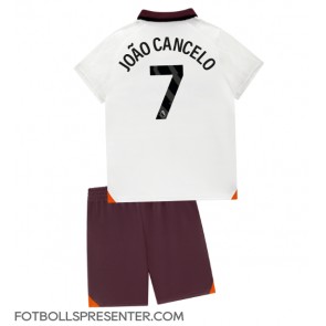 Manchester City Joao Cancelo #7 Bortatröja Barn 2023-24 Kortärmad (+ korta byxor)
